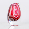 VICKE LINDSTRAND, vas, glas, "Zebra", Kosta