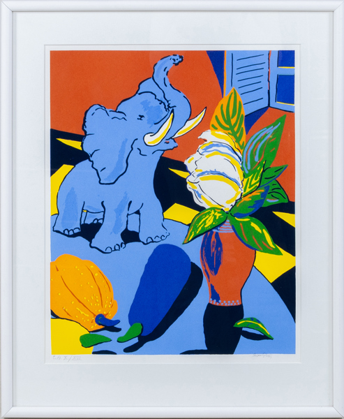  SUSAN GILLHÖG (född 1950), serigrafi, signerad och numrerad E.A. X/XVI