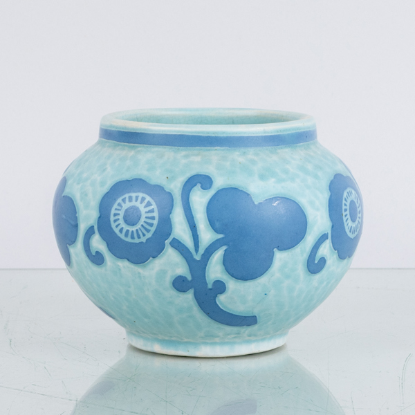 JOSEF EKBERG, vas, flintgods, "Sgraffito", Gustavsberg, 1922, signerad