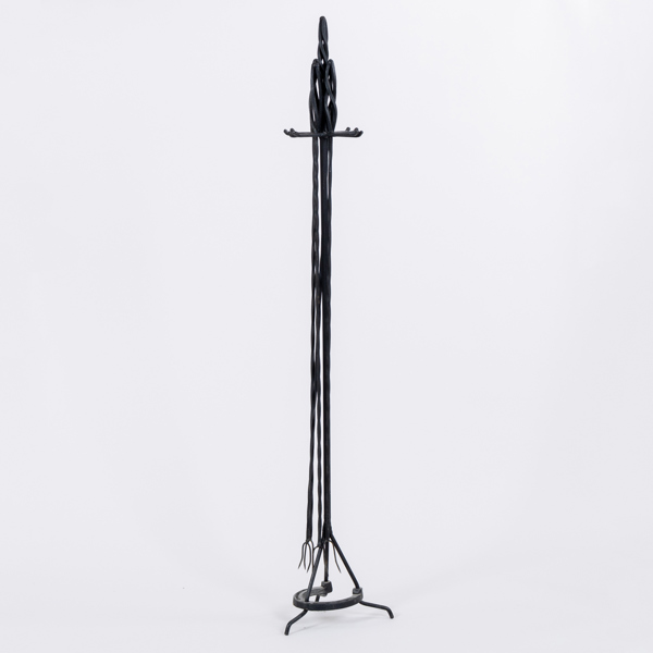 BRASVERKTYG, 4 del, med stativ, smide, 1900-tal, större modell