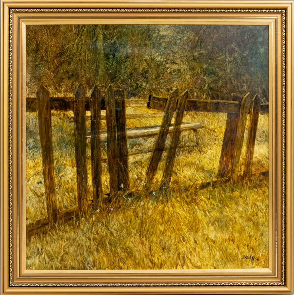 OIDENTIFIERAD KONSTNÄR, olja på duk, signerad