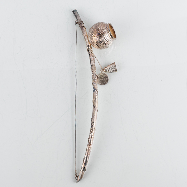 DEKORATION, silver, sannolikt Sydamerika, 1800-/1900-tal