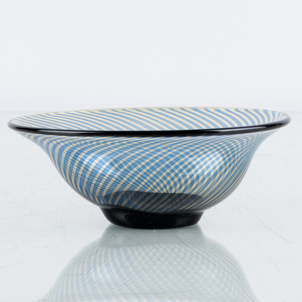 EDWARD HALD (1883-1980) skål, glas, Orrefors, signerad