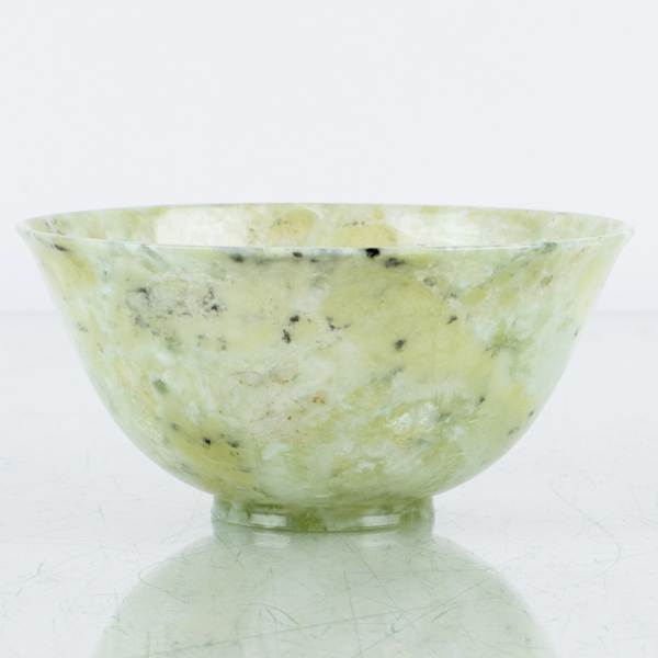 SKÅL, jade, orientalisk, sannolikt 1900-tal