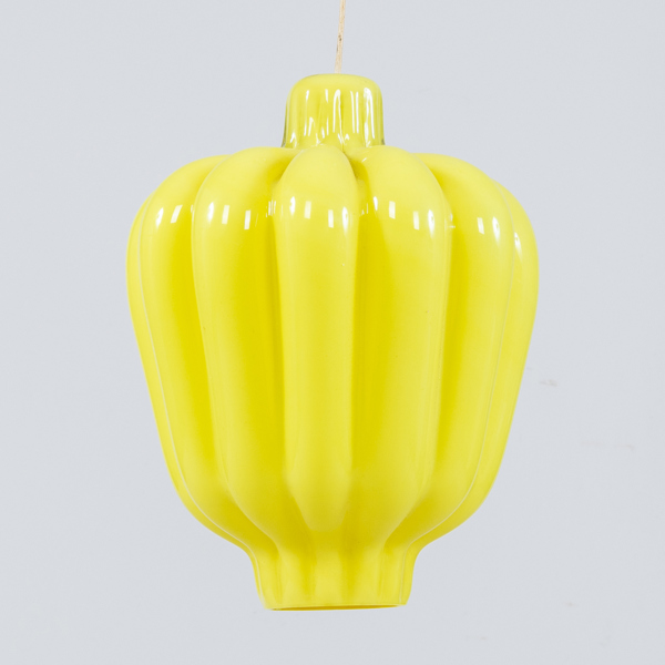 TAKLAMPA, glas, sannolikt Italien 1960-/70-tal