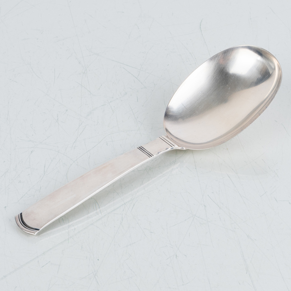 JACOB ÄNGMAN, minnessked, silver, "Rosenholm", GAB, 1976