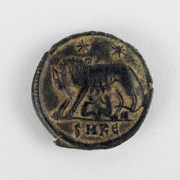 ROMERSKT MYNT, brons, Constantinus I, 331-334 eftkr.