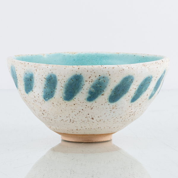 SKÅL, stengods, sannolikt 1900-talets andra hälft, signerad Gustaf