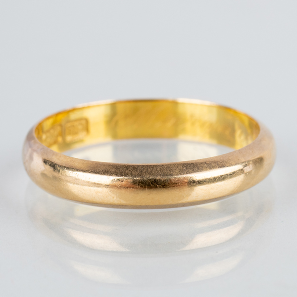 RING, 18k guld, CG Hallberg, 1956