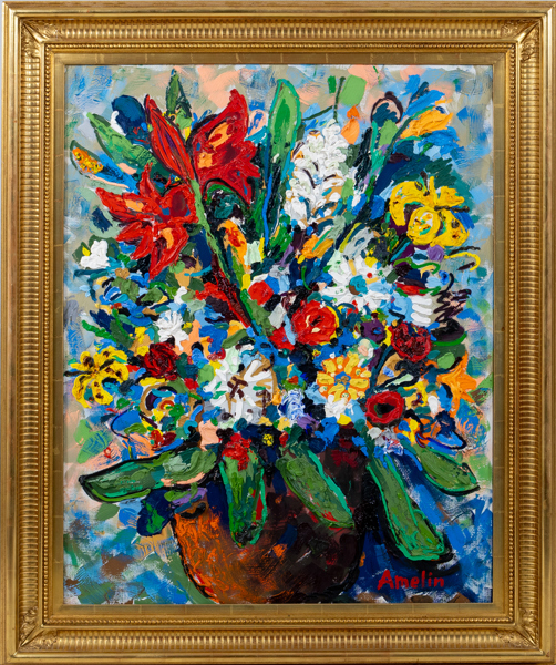 ALBIN AMELIN (1902-1975), olja på duk, signerad