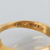 RING, 18k guld, svenska stämplar 1975