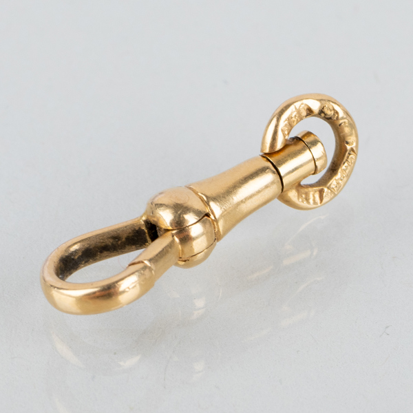 LÅS, 18k guld, till klockkedja