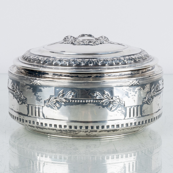 LOCKSKÅL, silver, Gustaf Möllenborg, Stockholm 1800-tal