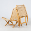 EBERT WELS, 1 par loungestolar, "Folding chair", 1960-/70-tal