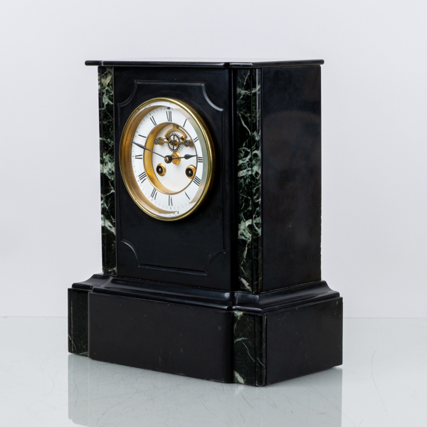 BORDSPENDYL, marmor och sten, 1800-/1900-tal