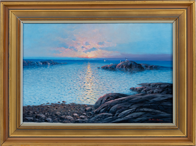 JOHAN OSSIAN ANDERSSON (1889-1975), olja på duk, signerad