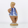 LISA LARSON, figur, "Dora", stengods, Gustavsberg, signerad