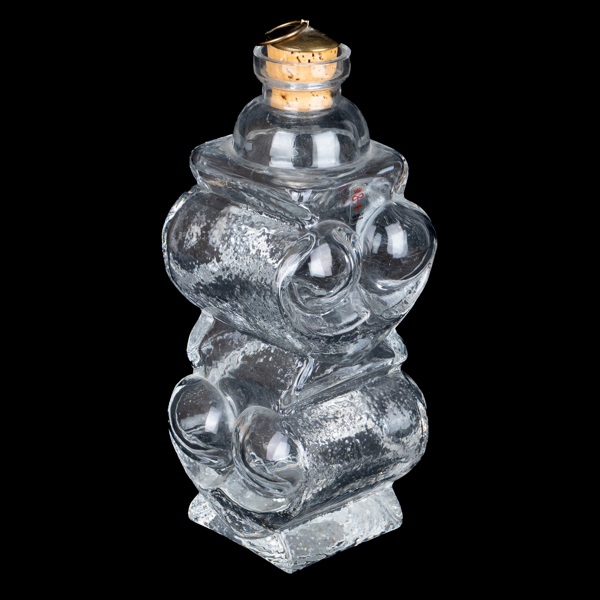 LARS HELLSTEN, karaff, glas, Skruf, 1900-talets andra hälft