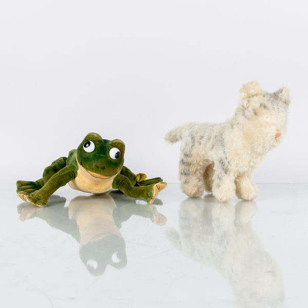 LEKSAKER, 2 st, bla Steiff, 1900-tal