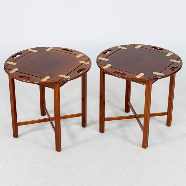 SIDOBORD, 1 par, butlers tray, 1900-talets andra hälft