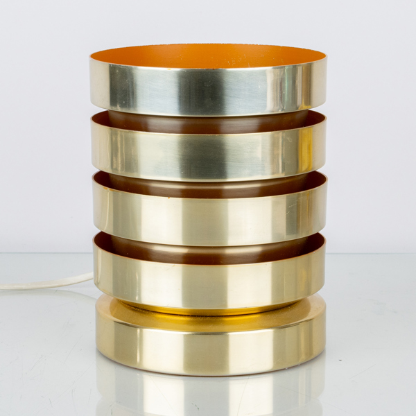 BORDSLAMPA, metall, Fåglavik, 1970-tal