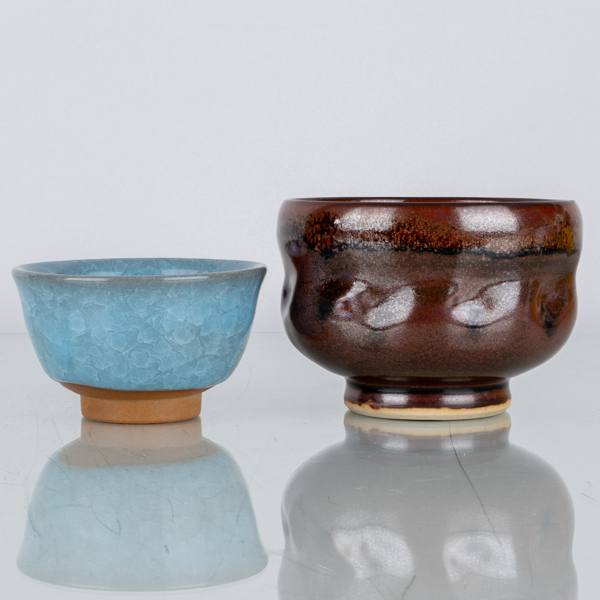 SKÅLAR, 2 st, stengods, Japan, 1900-talets andra hälft