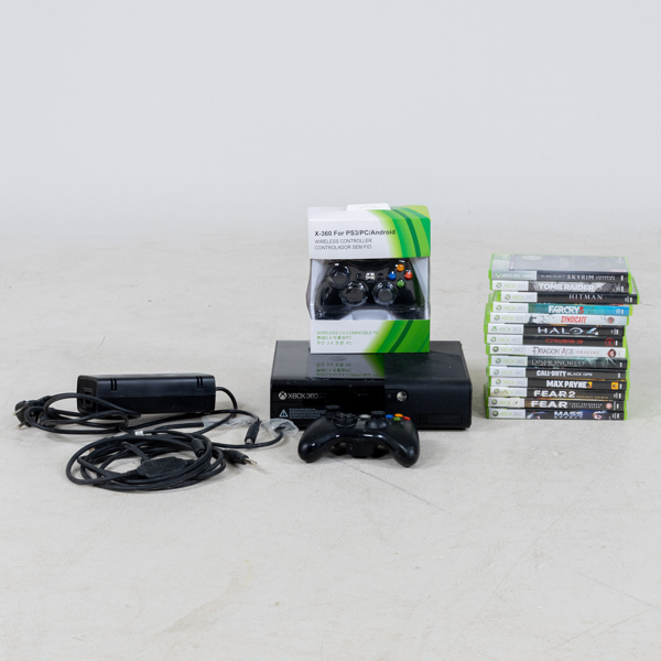 TV-SPEL, XBOX 360, med tillhörande spel