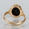 RING, 18k guld, med onyx
