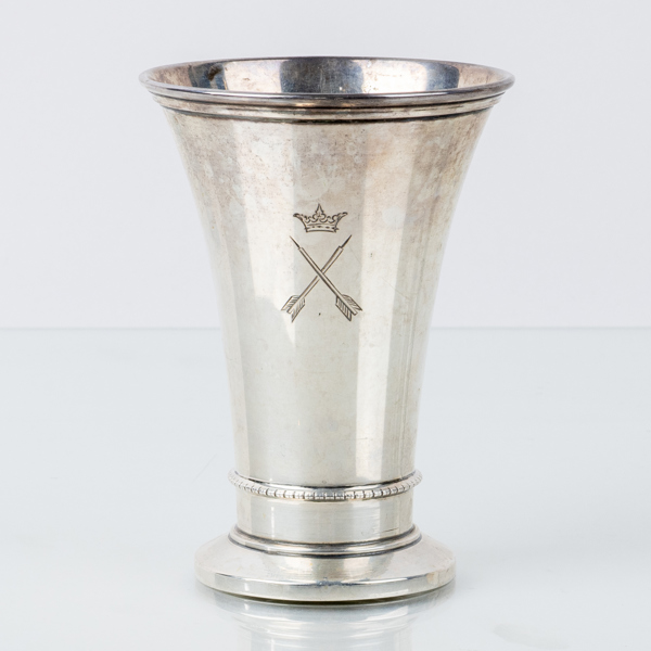 BÄGARE, silver, K Andersson, Stockholm 1902