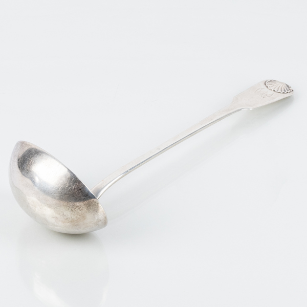 SOPPSLEV, silver, "Musslan", omkring år 1900