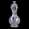 KLUCKFLASKA, glas, 1700-/1800-tal