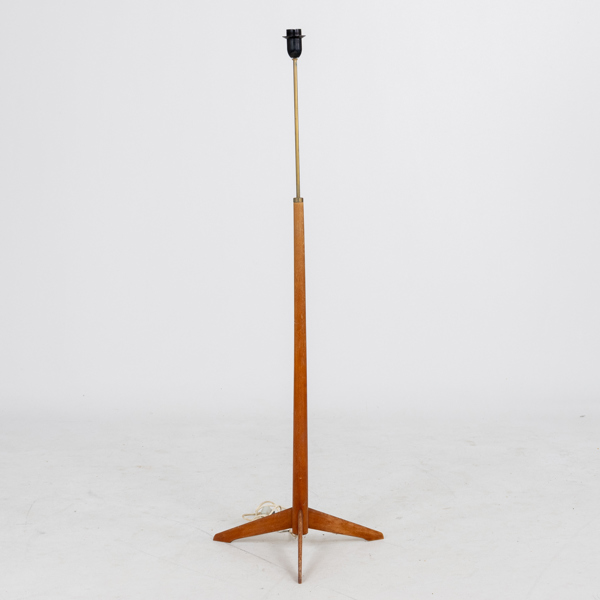 GOLVLAMPA, teak och mässing, "G34", Bergboms, 1900-talets mitt 