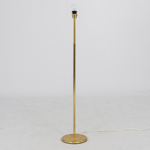 GOLVLAMPA, mässing, Malmö Armaturfabrik, 1900-talets mitt