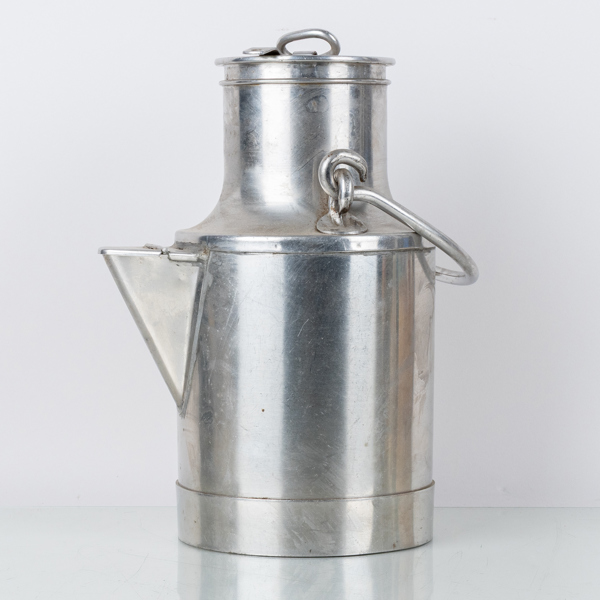 MJÖLKKANNA, rostfritt stål, Olofström, 1900-tal