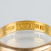 RING, 18k guld, CG Hallberg, 1956