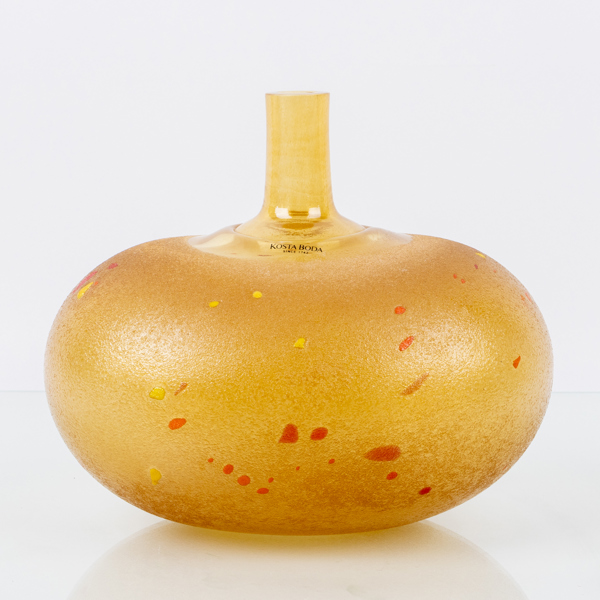 BERTIL VALLIEN, vas, glas, Artist Collection, Kosta Boda, signerad