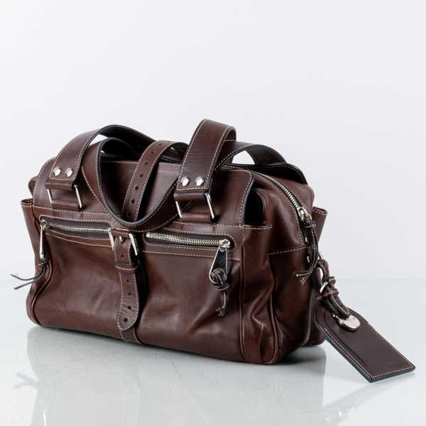 MULBERRY, handväska, brunt skinn, "Mabel"
