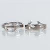 NINA KOPPEL, 2 st ringar, ''Fusion'', 18k vitguld, Georg Jensen, Danmark