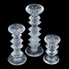TIMO SARPANEVA, 3 st ljusstakar, glas, "Festivo", Iittala