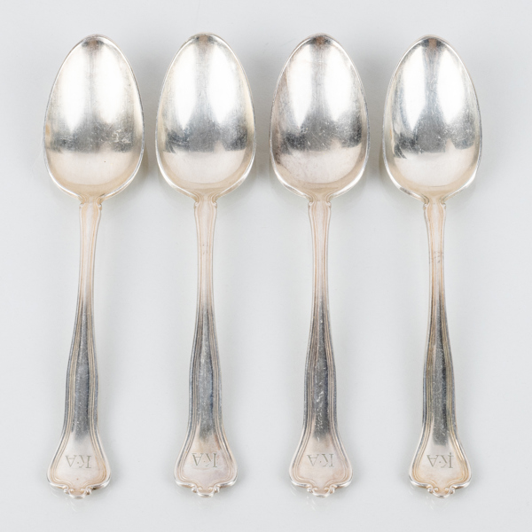 SKEDAR, 4 st, silver, 1835 R Wallace, USA, 1900-tal