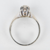 ENSTENSRING, 18k vitguld, med gammalslipad diamant ca 0.20 ct