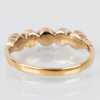RING, 18k guld, med rosenslipade diamanter, 1900-talets första hälft