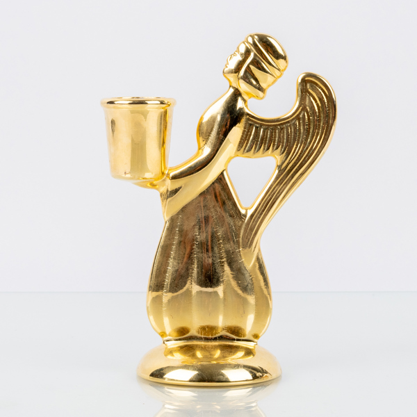 CARL-EINAR BORGSTRÖM, ljusstake, mässing, Skultuna, 2008