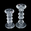 TIMO SARPANEVA, 2 st ljusstakar, glas, "Festivo", Iittala