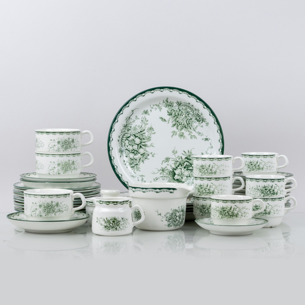 SERVISPORSLIN, 28 del, "Grön Anna", Rörstrand, 1900-talets andra hälft