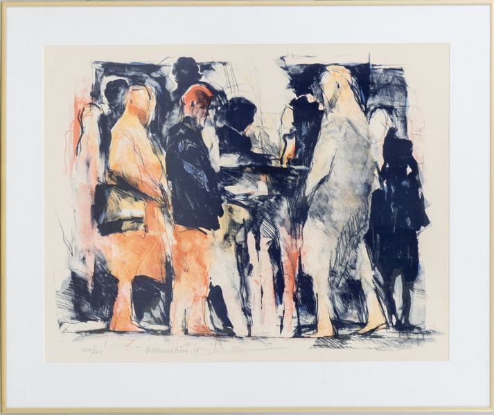 BERNDT WENNSTRÖM (född 1945), färglitografi, signerad och daterad -84