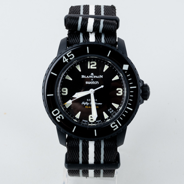 BLANCPAIN / SWATCH, armbandsur, "Ocean of storms", Scuba Fifty Fathoms Collection, 2024