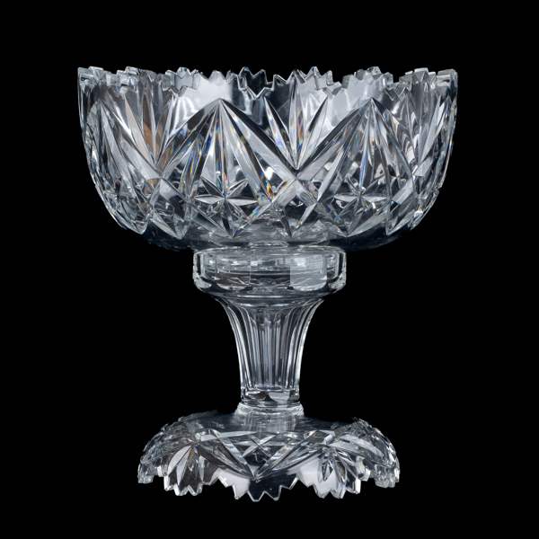 SKÅL PÅ FOT, glas, 1900-tal