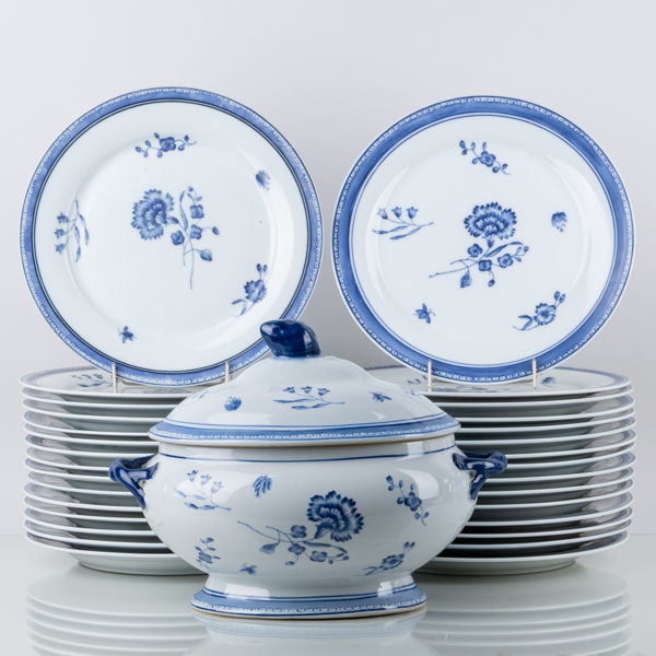 SOPPTERRIN OCH MATTALLRIKAR, 31 del, porslin, 1900-/2000-tal