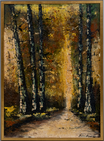 SIMON KRAMER (1940-2015), olja på duk, signerad